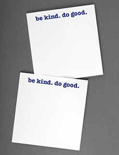 Photo of be kind. do good. Post-it Notes
