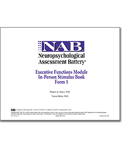 Photo of Neuropsychological Assessment Battery ®  Executive Functions Module