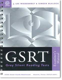 Photo of Gray Silent Reading Tests