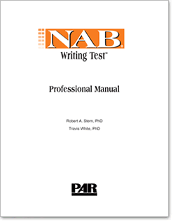 Photo of NAB®  Writing Test™  | PAR