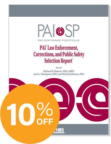 Photo of PAI ®  Law Enforcement, Corrections, and Public Safety Selection Report ™